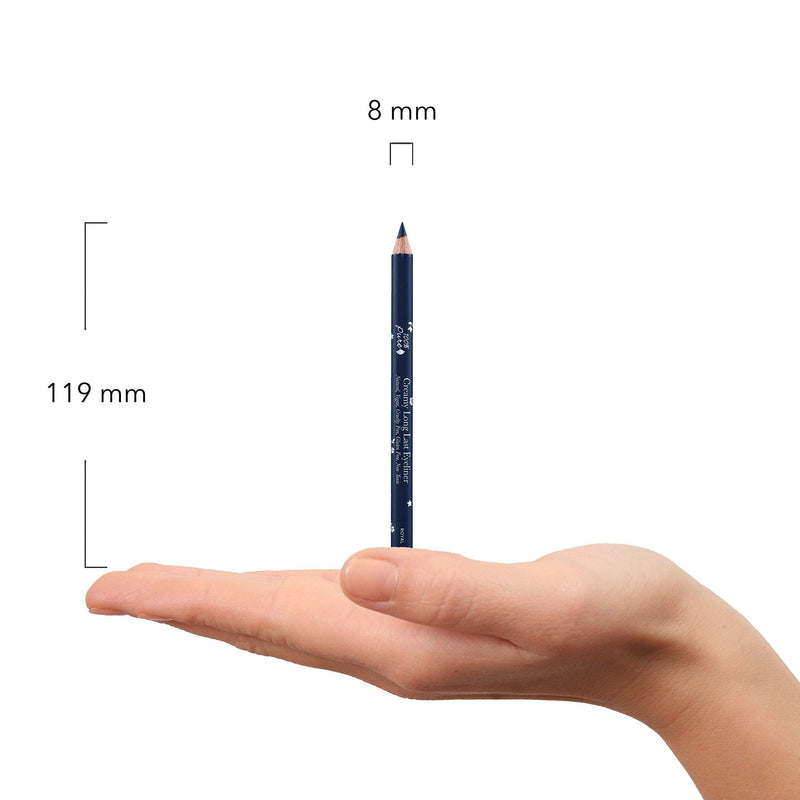 100% PURE Long Last Eyeliner, Royal, Creamy Eyeliner Pencil, Colored Eyeliner, Long-Lasting, Easy to Apply Eye Makeup, Vegan Makeup (Blue) - 0.14 oz 100% PURE