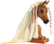 Breyer Horses Mane Beauty Horse Styling Head | SUNSET | Blonde Extra-Long Silky No Tangle Mane | 10" x 4.25" x 4.25" | Styling Book, Brush, Hair Coils, Hair Clips, Elastics | Horse Toy | Model