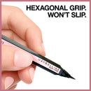Maybelline Hyper Easy Liquid Pen No-Skip Eyeliner, Satin Finish, Waterproof Formula, Eye Liner Makeup, Pitch Black, 0.018 Fl; Oz Maybelline New York