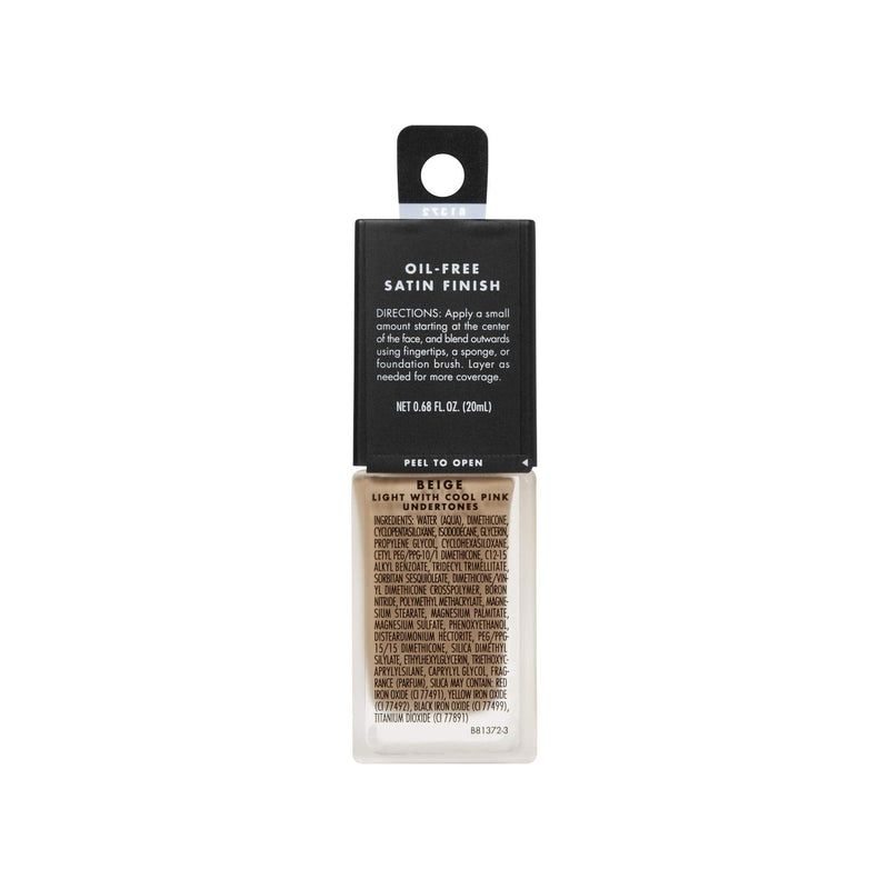 e.l.f. Flawless Finish Foundation, Improves Uneven Skin Tone, Lightweight, Medium Coverage & Semi-Matte, Vegan & Cruelty-Free, Beige 0.68 Fl Oz e.l.f.