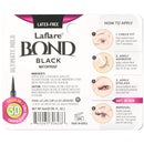 Laflare Latex-free 3D Eyelash Adhesive Waterproof Black Bond Ultimate Hold Adhesive 0.176oz Formaldehyde -Free Brash On Eyelash Glue (Black) Laflare