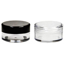 Youngever 140 Pcs Empty Plastic Cosmetic Samples Containers, Plastic Jars With Lids, 5 Mini Spatulas (5 Gram) Youngever Store