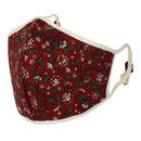 WITHMOONS Cotton Face Bandana Summer Thin Light Double Layers DN1018 (Red) WITHMOONS