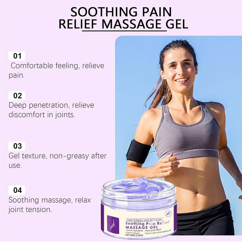 Kresin Joint Pain Gel Purple Gel, Soothes Knees, Lumbar, Neck, Hands, and Feet, for Joint Activities Throughout The Body -3.53oz (2) Infinity Warehouse
