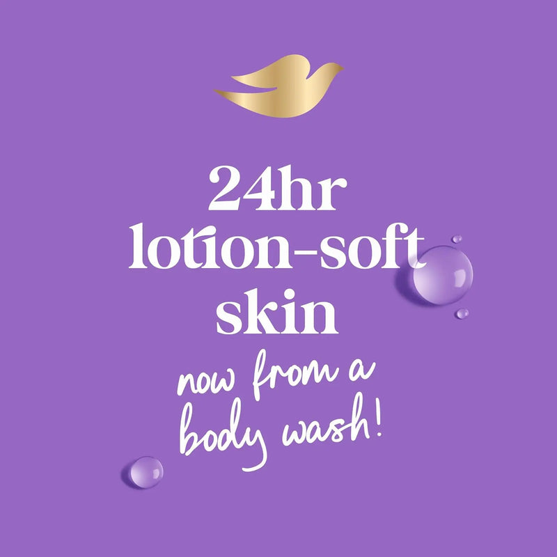 Dove Body Wash with Pump Relaxing Lavender Oil & Chamomile 3 Count for Renewed, Healthy-Looking Skin Gentle Skin Cleanser with 24hr Renewing MicroMoisture 30.6 oz Infinity Warehouse