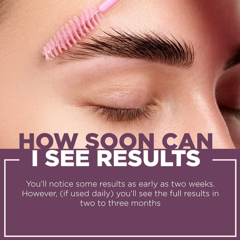 NuOrganic Eyebrow Serum Growth Enhancer Gel | Naturally Grow Fuller, Darker & Thicker brows | Plant Based Stem Cell Serum with Biotin & Growth Peptides | Fast Absorbing, Vegan & Cruelty Free (8ML) NuOrganic Cosmetics