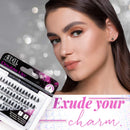 Ardell False Eyelashes Double Up Individuals Knot-Free Short Black 4 Pack Ardell