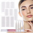 Double Eyelid Tape Droopy Eyelid Sticker Double Eyelid Cream Double Eyelid Makeup Kit Big Eye Tools with 360 Sheets 5ML Eyelid, Cream, Fork Rods & Tweezers TOULLGO