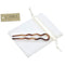 Camila Paris AD823/2 French Twist Stick Clip Pins, 2 Large Wavy Hair Pins for Girls Spiral Updo, Fashion Flexible Durable and Styling Hair Accessories for Women, Made in France with Cellulose Camila