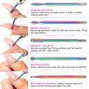 Ejiubas Nail Drill Bits 10Pcs 3/32"(2.35mm) Diamond Drill Bit Set for Nails Professional Cuticle Drill Bit Efile Nail Bit for Acrylic Gel Nails, Manicure Pedicure Shapen Remove Tools, Home Salon Use Ejiubas