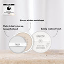 lavera Invisible Finish Loose Powder - Long Lasting Setting Powder - Sets Make Up & Provides Matte Finish - Transparent Face Powder - PETA Certified - Vegan - Made in Germany - 0.4 Oz Infinity Warehouse