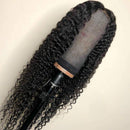 Blomas Lace Front Wigs Human Hair Middle Part Deep Wave Human Hair Wigs for Women T-part Human Hair Curly Wig Lace Wigs Natural Color 28 Inch Blomas