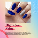 Beetles Gel Nail Polish Paulina Lapis Blue Color Soak Off LED Nail Lamp Gel Polish -SIZE: .5 fl.Oz/Each 15 ml/Each beetles Gel Polish Store