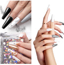 Beetles Gel Nail Polish Kit- 2 Pcs 15ml Black White Colors Gel Polish Set Soak Off LED Nail Gel Polish Nail Art Manicure Salon DIY at Home Design Decorations beetles Gel Polish