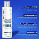 ProBliva Balanced Antifungal Shampoo – Scalp Treatment for Seborrheic Dermatitis, Dandruff, Flakes, Itch & Dryness – Zinc Pyrithione 1% & Salicylic Acid 2% Dual-Action for Fungus & Buildup (8.4 fl oz) Infinity Warehouse