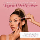Glamnetic Hybrid Magnetic Eyeliner, Liquid Clear, for Eyelashes - Waterproof & Smudge Proof Liner | All-Day Hold for Magnetic Lashes, Quick-Drying, Paraben-Free 0.025 fl oz Infinity Warehouse