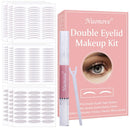 Double Eyelid Tape Droopy Eyelid Sticker Double Eyelid Cream Double Eyelid Makeup Kit Big Eye Tools with 360 Sheets 5ML Eyelid, Cream, Fork Rods & Tweezers TOULLGO
