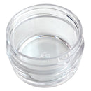 Beauticom 20 gram/20ml Empty Clear Small Round Travel Container Jar Pots with Lids for Make Up Powder, Eyeshadow Pigments, Lotion, Creams, Lip Balm, Lip Gloss, Samples (48 Pieces, Black) Beauticom