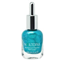 Nailtopia - Plant-Based Chip Free Nail Lacquer - Non Toxic, Bio-Sourced, Long-Lasting, Strengthening Polish - Nails On Fleek (Blue-Green) - 0.41oz Nailtopia