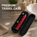 Wagner Stern IntelliBrush Series Whitening Electric Toothbrush with Pressure Sensor. Offers 4 Brushing Modes, 3 intensities, 8 Soft Brush Heads, and a Luxury Travel case. Infinity Warehouse