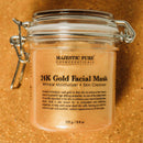 Majestic Pure Dead Sea Mud Mask and 24K Gold Mask Bundle – Face and Skin Care for Women and Men MAJESTIC PURE