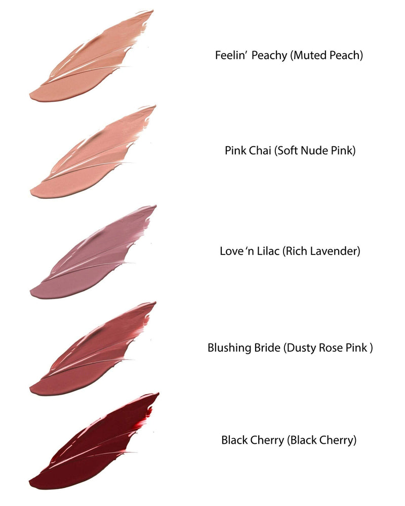 Mom's Secret Natural Matte Lipstick, Organic, Long Lasting, Vegan, Gluten Free, Cruelty Free, Made in the USA, 0.15 oz. (Blushing Bride) Mom's Secret