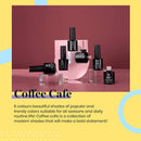 Beetles Gel Nail Polish Set, Coffee Cafe Collection Brown Neutral Beige Mauve Color Perfect for Autumn and Winter Nail Art Manicure Kit Soak Off LED Gel, 7.3ml Each Bottle Christmas Gifts Set beetles Gel Polish Store