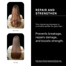 pH PURE HAIR Argan & Keratin Shampoo - Deeply Hydrating & Moisturizing Hair Shampoo for Damaged, Color-Treated Hair - Adds Shine, Strength & Softness - 8.45 oz Infinity Warehouse