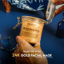 Majestic Pure Dead Sea Mud Mask and 24K Gold Mask Bundle – Face and Skin Care for Women and Men MAJESTIC PURE