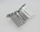 Faship Gorgeous Blue Rhinestone Crystal Floral Hair Comb Faship