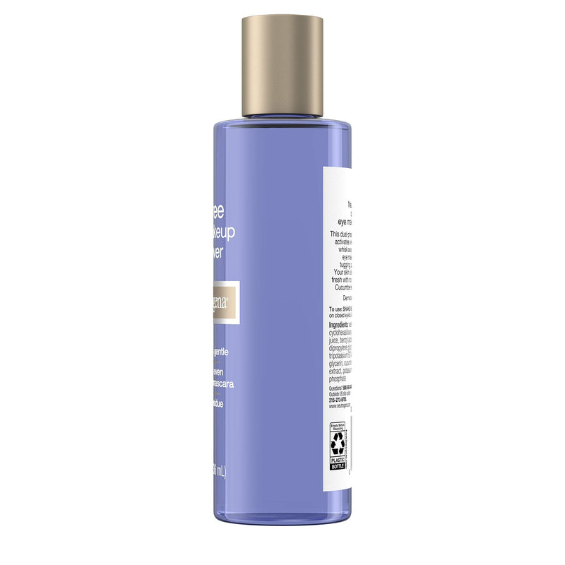 Neutrogena Gentle OilFree Eye Makeup Remover Cleanser for Sensitive Eyes NonGreasy Remover Removes Waterproof Mascara Dermatologist Ophthalmologist Tested, 8 Fl Oz Neutrogena