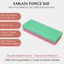 Karlash Professional Pedicure Foot Pumice Stone for Feet Skin Callus Remover and Scrubber for Dead Skins 2 Sided (Pack of 12) Karlash