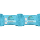 Makeup Remover Micellar Gentle Cleansing Wipes for Waterproof Makeup by Garnier SkinActive, 25 Count (Pack of 2) Garnier