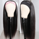 UNice Straight Headband Human Hair Wig Glueless None Lace Front Wig Brizilian Virgin Hair Machine Made Wear and Go Wig for Black Women 150% Density 22inch UNICE Store