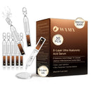Ultra Hyaluronic Acid Serum for face with 8 Types of HA - 80,000 ppm HA Complex, Matrixyl 3000, Collagen Tri- Complex & Peptides, Multi-Layer Hydration Anti-Aging Face Serum Infinity Warehouse