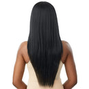 Outre Synthetic Pre-Plucked HD Transparent Lace Front Wig- KIMORA (2 Dark Brown) Outre