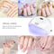 UV LED Nail Lamp, LKE Nail Dryer 72W Gel Nail Polish Curing Lamp UV Nail Lamp LED Nail Lamp for Gel Nail Polish Kit Nail Light Nail Art Accessories White LKE