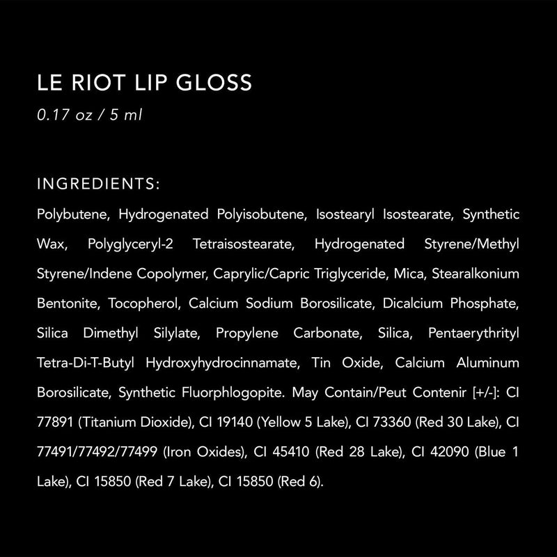 HAUS LABORATORIES by Lady Gaga: LE RIOT LIP GLOSS, Chocolate Rain Haus Laboratories