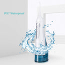 Water Flosser - Initio 300ML Water Dental Flosser Cordless for Teeth Cordless Dental Oral Irrigator with 3 Modes, 6 Tips, IPX7 Waterproof, Rechargeable Waterproof Teeth Cleaner for Home and Travel Initio