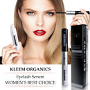 2-in-1 Eyelash Growth Serum and Eyebrow Hair Growth Enhancer with Eyelash Curler - Natural & Organic Eye Lash Growing Serum - Day and Night Rapid Lash Extensions Serum Set for Longer Lashes - 0.34 oz Kleem Organics