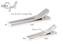 NEW! Curly Girl LARGE Root Curl Clips, Rust Resistant Alligator Clips, Curly Girl Approved, Salon or Home Use, 25 Clips Curly Girl Store
