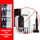 AquaSonic Duo PRO 8-pack replacement brush heads - Upgraded ProFlex Brush Heads For Improved Plaque Removal - Genuine AquaSonic Aquasonic