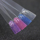 Makartt Jelly Glitter Poly Nail Gel Kit, Pastel Translucent Nail Extension Gel BuilderNail Gels Pink Blue Purple Pastel Gel Colors Nail Enhancement Set for Beginner Nail Technician Makartt