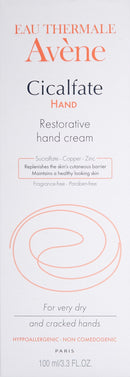 Eau Thermale Avene Cicalfate HANDS Hand Cream - Intense Nourishing Lotion for Dry Cracked Hands - 3.3 fl.oz. Eau Thermale Avène