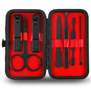 Manicure Set, Pedicure Kit, Nail Clippers, Professional Grooming Kit, Nail Tools with Luxurious Travel Case for Men and Women (7 In 1 Black) Jwxstore