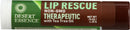 Desert Essence Lip Rescue Therapeutic with Eco Harvest Tea Tree Oil - 0.15 oz - Antiseptic Balm - for Cracked Lips, Cold Sores - for Softer, Smoother Lips - Moisturizer - Cruelty-free - Vegan Desert Essence
