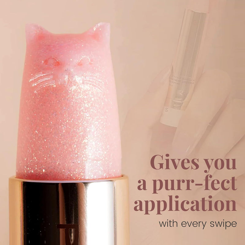 Paul & Joe Pearl Lipstick Refill Only, Case Sold Separately, Cat-Shaped Glossy Light Pink Lipstick, Moisturizing Lip Care with Shea Butter and Jojoba Oil, 402 Pearl Lipstick, 0.10 oz Infinity Warehouse