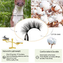 GOO GOO 3D Mink Eyelashes, Daily Type 13mm to 18mm 5 Styles Fake Eyelashes Multipack Real Siberian Mink Fur False Eyelashes Natural Look Hand Made Reusable Eyelashes for Women GOO GOO