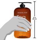 Majestic Pure Tea Tree Hand Soap - Liquid Hand Wash with Pure Aloe Vera, Rosemary & Spearmint - Hand Wash with Pump - Sulfate Free Formula -16 fl oz MAJESTIC PURE Store