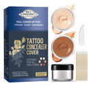 2 Colors Tattoo Cover Up Makeup Waterproof, Tattoo Cover Up Concealer, Long-Lasting for Tattoos, Scars, Spots & Vitiligo, Invisible Skin Concealer Infinity Warehouse